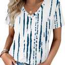 Zeagoo Womens V-Neck Tops Summer Casual Short Sleeve Tshirts S-3XL | Basic Tee Shirts, Business Classic Spring, Soft Breathable, Regular Fit, Perfect for Daily Wear, and Work Outings (XXXL)