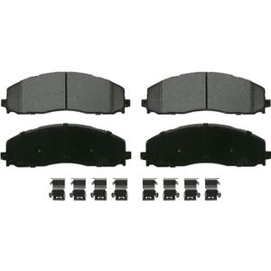 Wagner QS ZX1680 Disc Brake Pad Set, Chamfered Edges for Smooth, Quiet Stops, Fits 20132022 Ford F-250 Super Duty