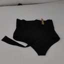 SHAPELLX Body Shaper Thong Shapewear for Women Tummy Control High Waisted Shaping Panties Higher Power Panties Thong (Black, XX-Large) XXL