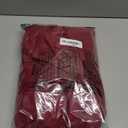 Memoriesea Women's Elegant Sleeveless Deep V Neck Bodycon Party Evening Gown Maxi Dress Burgundy Large