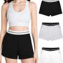 Women's Lounge Shorts Super Soft Comfort Lightweight Sleep Shorts, Bamboo Fabric Womens Pajama Shorts with Pockets (Medium)