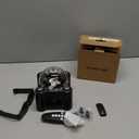 Disco Ball Party Lights Sound Activated Strobe DJ Stage Lighting for Indoor Room Outdoor Dance Floor Parties Birthday Rave Home Karaoke Halloween Christmas Wedding Show Bar Club Decorations (Black)