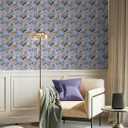 NuWallpaper x Printfresh Meowing Mermaids Lavender Peel and Stick Wallpaper, PFS6392