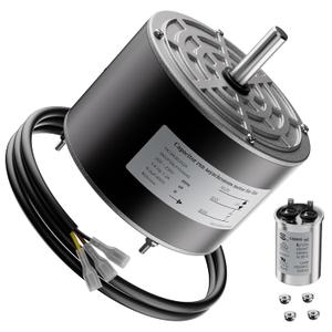 Condenser Fan Motor 5KCP39LFY534AS – Replacement for Model HC39GE242 HC39GE242A HB39GQ232 HB38GE242 – 1/4 HP 825 RPM 208-230V CW 48Y Frame – Compatible with Popular HVAC Systems