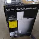 LG 6,000 BTU Portable Air Conditioner, 115V, Cools 250 Sq.Ft. (10' x 25' Room Size), Portable Air Conditioner for Home with Quiet Operation, LCD Remote Control, and Window Installation Kit, White