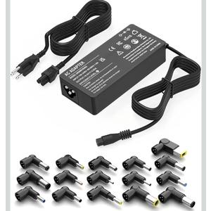 90W Universal AC Adapter Laptop Charger Compatible with Dell HP Acer Asus Lenovo IBM Sony Fujitsu Gateway Notebook Ultrabook Chromebook Power Supply Cord