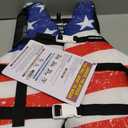 Sportstuff Type III Life Jacket US Coast Guard Approved Open Sides with 3 Body Belts & Buckles Quick Dry Fabric, Secure Fit, Comfortable Stars & Stripes, Adult Oversized