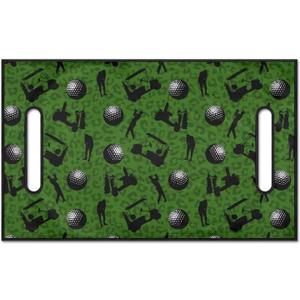TODIYADDU Green Golf Ball Golf Cart Seat Covers Comfortable Golf Cart Seat Towel Blanket with Unique Patterns 50x30.9in Universal Fit All Club Car and More 2-Seat Golf Carts Machine Washable