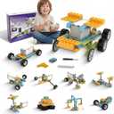 STEM Toys for Age 6+ Kids, 50 in 1 Science Kits for 6 7 8 Year Old Boy, Educational Building Toy for 6-8 8-12 Boys Girls Christmas Birthday Gift, Creative Learning Engineering Game