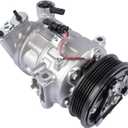 A/C Compressor W/Clutch Replacement for Chevy Cruze/Cruze Limited 1.4L l4 GAS DOHC 2012-2016