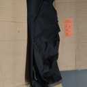 EVER ADVANCED Folding Push Wagon with Brakes, Portable Shopping Cart, Collapsible Wagon Cart with All-Terrain Big Wheels for Camping, Beach, Sports (Black)