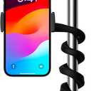 Phone Holder for Treadmill, Stroller, Shopping Cart, Desk, Portable Gooseneck 16.5 Long Arm Phone Mount for Smartphones