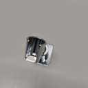 YDmeet Shower Head Holder, Adjustable Handheld Brass Shower Head Bracket, Wall Mount Holder, Drill Free Glue Installation (Polished Chrome)