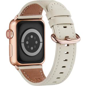 WFEAGL Compatible with Apple Watch Band 42mm(Series 3 2 1) 44mm 45mm 46mm 49mm Women, Top Grain Genuine Leather Band for iWatch Ultra SE 3 2 1 & Series 11 10 9 8 7 6 5 4 3 2 1