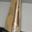 LazBlinds Cordless Blackout Bamboo Roman Shades, Room Darkening Blinds for Interior Windows, Thermal Insulated Roll Up Bamboo Blinds for Home & Patio, 26" W x 64" H, Penang Teak