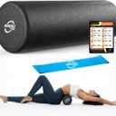 Invincible Fitness 17'' EPP Foam Roller for Deep Tissue Massage – Enhance Recovery, Relieve Pain, and Boost Mobility for a Stronger, Healthier You (Black)