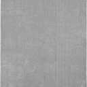 Garland Rug Gramercy Washable Bath Rug – Soft, Plush, Absorbent, Quick-Dry, Durable, Cut-to-Size Unbound Edges for Easy Cutting, 5 ft. x 6 ft., Silver