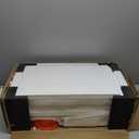 Fluted Nightstands Set of 2, Modern Bedside Table with Drawer and Storage Shelf, Wood End Table Mid Century Night Stands for Bedroom Living Room Sofa Couch Office (White+Oak)