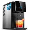 Marsail Nugget Ice Maker Countertop, Self Dispensing Ice Machine with Auto Drop System, Self Cleaning Portable Ice Maker, 40 lbs/Day Soft Chewable Nugget Ice for Home Kitchen Party