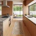 nuLOOM 2x8 Becca Traditional Tiled Area Rug, Beige, Faded Transitional Design, Stain Resistant, For Bedroom, Dining Room, Living Room, Hallway, Office, Kitchen, Entryway