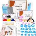 Keoker 123 PCS Clay Earring Making Kit, Polymer Clay Jewelry Making Kit for Teens and Adults, Fashion Designer Kits, Polymer Clay Earrings Kit Crafts, Great Gifts