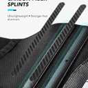 Back Brace for Lower Back Pain Relief, Carbon Fiber Support, Ergonomice Curved, Ultra-thin Air Mesh, Lightweight and Adjustale Design, Size XXL