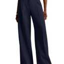 NIMIN Women Wide Leg Pants High Waisted Business Casual Work Trousers Dressy Pants with Pockets, (Medium)