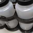 Champion Sports Plastic Water Bottle Set, Quart, Black