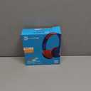 JLab JBuddies ANC 2 in 1 Wireless + Wired Kids Headphones, Active Noise Canceling and Be Aware Modes, Safe Volume Settings, 50+ Hours Playtime, Adjustable, Blue/Red