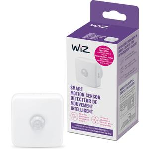 WiZ Indoor Motion Sensor - Connects to Your Wi-Fi- Works with WiZ Connected Products - Smart Motion Sensor - Batteries Included - White - 1 Pack