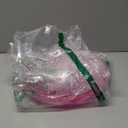 Plasticpro 6 Sectional Round Plastic Serving Tray/Platters Pink Pack of 2