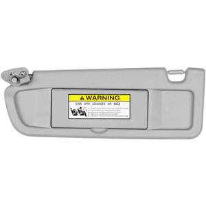 Dasbecan Clear Gray Left Driver Side Sun Visor Compatible with Honda Civic 2006-2011 Replaces# 83280-SNA-A01ZC