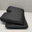 Wheelchair Cushion for Pressure Relief - (2-Piece Set) 18”x16” Anti-Slip Wheelchair Seat Cushions for Adults, Seniors with Lumbar Pillow and Removable Strap, Gel Cushion for Wheelchair