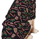 Christmas Tree Black Hoodie,Christmas Cosplay Dog Clothes with Pocket and Hat Winter Clothes Sweaters, Medium