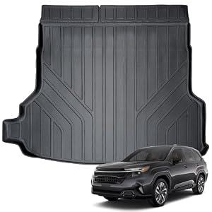 Auxko All Weather Cargo Liner Fit for Subaru Forester 2026 2025-2019 (not for Hybrid) TPE Mat Accessories All Season Guard Odorless Anti-Slip Cargo Mat Black