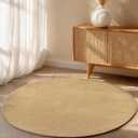 Jute Round Rug 4ft Circle Area Rug Indoor Outdoor Living Room Patio Kitchen Rug Boho Natural Color Bedrom Carpet Farmhouse Woven Design Decorative Floor Rug