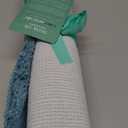 Luxury Quick Dry Non-Slip Bathroom Rugs17'' x 24'' Blue Highly Absorbent Washable and Ultra Soft, Extra Thick Fluffy Bath Mats for Shower/Kitchen/Bathtub Floor (Deep Sea Dream)