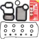 VS50614R for Honda CR-V 2.4 Valve Cover Gasket&Gasket Maker 3oz Accord Civic Element Crosstour Acura CSX ILX RDX RSX TSX 2.0 2.3 2.4L 2002 2003 2004 2005 2006 2007 2008 2009-2013 12341-R40-A00 ES73071