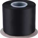 3" X 25 Yards Double Faced Satin Ribbon Black Polyester Ribbon for Gift Wrapping Wedding Decoration Floral Arrangement Crafts