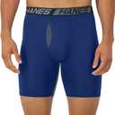 Hanes Men's Underwear Boxer Briefs Pack, 3-Pack, Total Support Pouch, Long or Short-Leg Boxer Briefs (Black, XL)