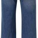 Astylish Women's Wide Leg Jeans High Waisted Stretchy Straight Leg Jeans Loose Trendy Denim Pants with Pocket (12, Blue)