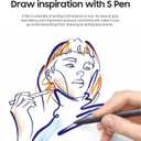 Tab S10+ Plus Pen for Galaxy Tab S10+ Plus/Tab S10 Ultra S Pen Replacement Blue (No-Bluetooth) with Tips/Nibs Replacement (Blue)