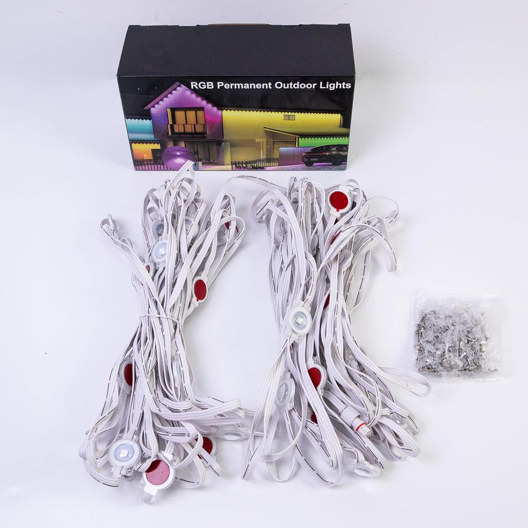 Fussion RGB Permanent Outdoor Lights 98ft