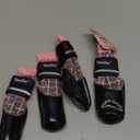 BINGPET Anti-Slip Dog Socks for Hardwood Floors,Injury Prevent Licking Dog Booties,Traction Control Paw Protector Dog Shoes for Hot Pavement with Reflective Straps for Small Medium Large Dogs