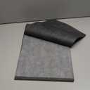 Homaxy Faux Leather Heat Resistant Placemats for Dining Table Set of 6, Waterproof Wipeable Washable PU Table Mats, Easy to Clean Anti-Slip Place Mats, 11.8" x 17", Dark Grey