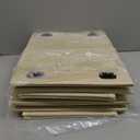 Dayacoco Underbed Storage with Wheels, 2 Pack Under Bed Storage Containers with Clear Lids, No Assembly Required 10.1 inch Rolling Under Bed Storage for Clothes, Beige