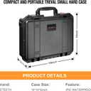 Case for Hp Printer 250 Officejet Mobile: Hard Shell Cover All-in-One for 16 Inch Small Wireless Mobile Printer | Waterproof Dustproof Custom Pp Interior Laptop Box | Fits Ink Charger and Accessories