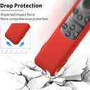 2 x 2023 Samsung Smart TV Solar Remote BN59-01432 BN59-01436B BN59-01392B TM2360E TM2360F Silicone Protective Cover with Lanyard(Luminous Blue)