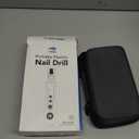 Litbear Electric Nail Drill File for Hand Feet Care, 15 Speed Professional Nail Grinder for Thick Toenails, Cordless Pedicure Manicure Set for Women Men Senior, Home Salon Use (Black)