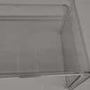 FJNATINH Clear Shelf Riser, 2 Pack Cabinet Organizer Shelf 4mm Thick Display Risers Countertop Desk Table Top Organizers and Storage Shelves for Toys Figures Cosmetics Perfume, with Tray (Set of 2)